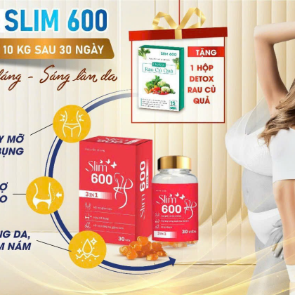 Kẹo Giảm Cân Slim 600 3IN1 Kẹo Giảm Cân Slim 600 3IN1