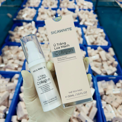Kem Ủ Trắng Lúa Mạch Collagen Sica White Kem Ủ Trắng Lúa Mạch Collagen Sica White