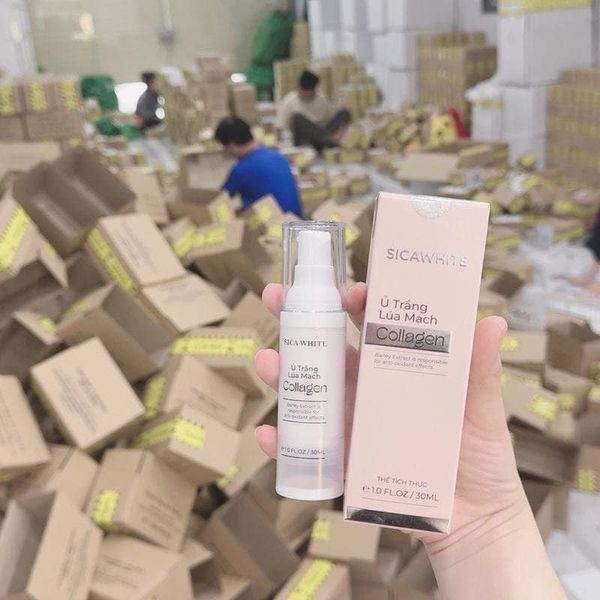 Kem Ủ Trắng Lúa Mạch Collagen Sica White Kem Ủ Trắng Lúa Mạch Collagen Sica White