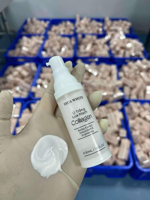 Kem Ủ Trắng Lúa Mạch Collagen Sica White Kem Ủ Trắng Lúa Mạch Collagen Sica White