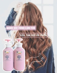 Combo Dầu Gội Xả Biotin Màu Hồng Collagen Essence Pink Voudioty 500ml Combo Dầu Gội Xả Biotin Màu Hồng Collagen Essence Pink Voudioty 500ml