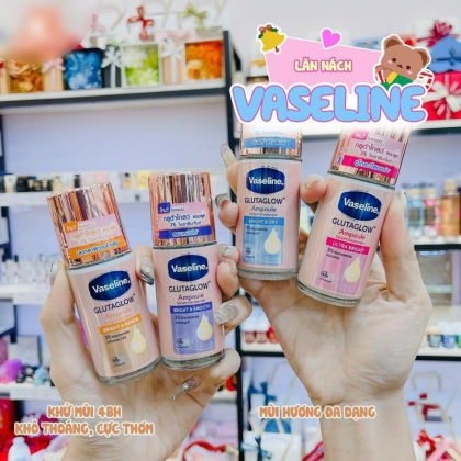 Lăn Khử Mùi Vaseline Trắng Da Giảm Thâm 45ml Lăn Khử Mùi Vaseline Trắng Da Giảm Thâm 45ml
