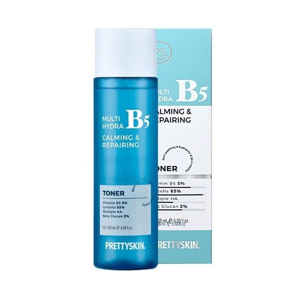Nước Hoa Hồng Phục Hồi Dưỡng Trắng Pretty Skin Multi Hydra B5 Calming & Repairing Toner có các thành phần nổi bật Nước Hoa Hồng Phục Hồi Dưỡng Trắng Pretty Skin Multi Hydra B5 Calming & Repairing Toner có các thành phần nổi bật