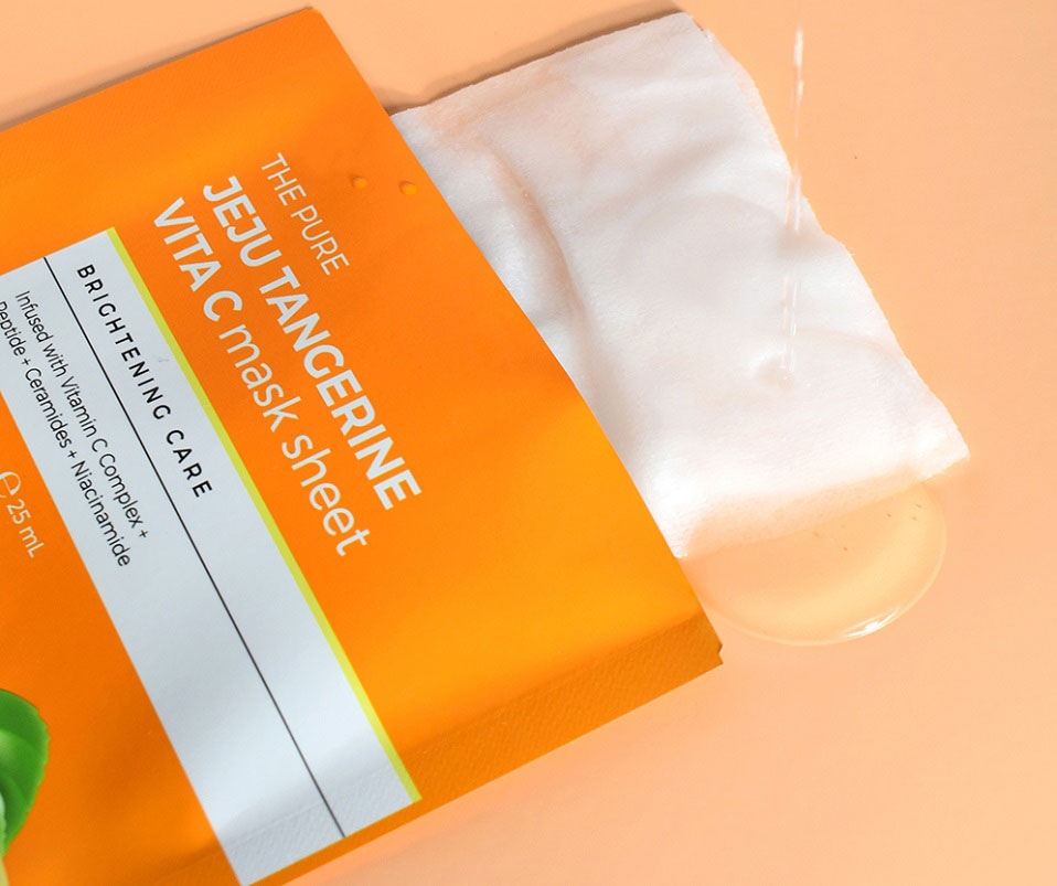 Mặt Nạ Vitamin C Prettyskin Jeju Tangerine Mặt Nạ Vitamin C Prettyskin Jeju Tangerine