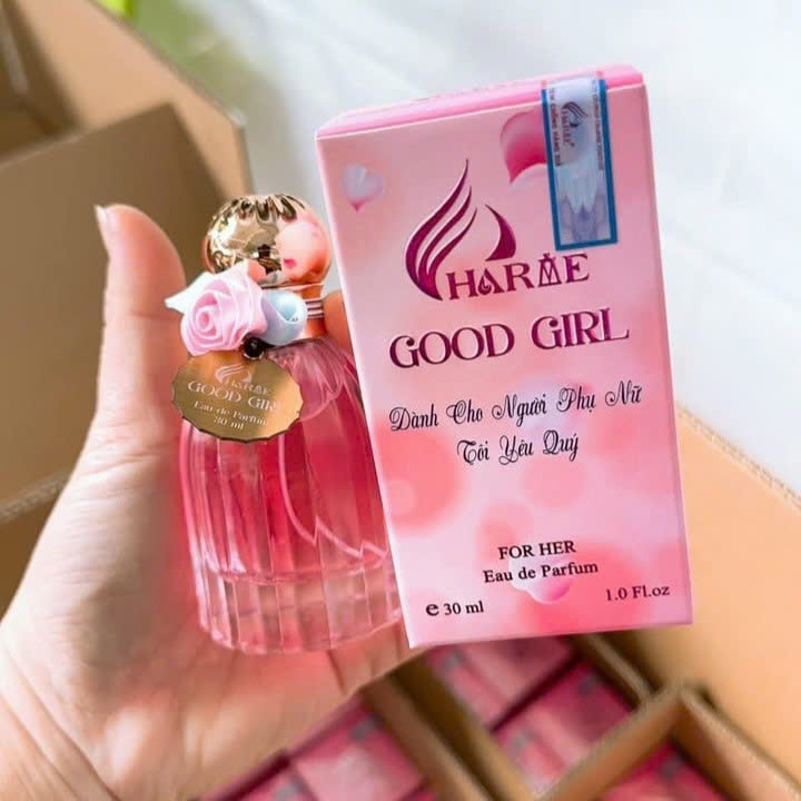 Nước Hoa Nữ Charme Good Girl 30ml được phái đẹp vô cùng yêu thích ngay từ khi ra mắt Nước Hoa Nữ Charme Good Girl 30ml được phái đẹp vô cùng yêu thích ngay từ khi ra mắt