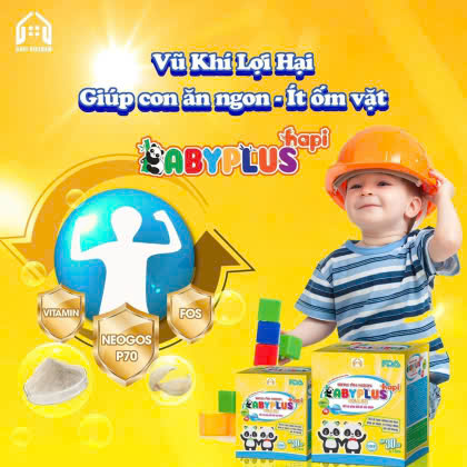 Siro Ăn Ngon Baby Plus Hỗ trợ tăng cường hệ miễn dịch của bé và nâng cao sức đề kháng Siro Ăn Ngon Baby Plus Hỗ trợ tăng cường hệ miễn dịch của bé và nâng cao sức đề kháng