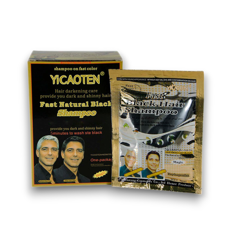 Dầu gội đen tóc Yicaoten 10 gói Dầu gội đen tóc Yicaoten 10 gói
