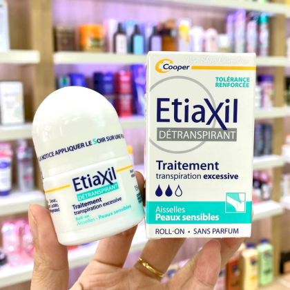 Lăn Khử Mùi EtiaXil Màu Xanh Cho Da Nhạy Cảm 15ml Lăn Khử Mùi EtiaXil Màu Xanh Cho Da Nhạy Cảm 15ml