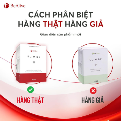 Giảm Cân Slim Be BeAlive Phiên Bản mới Hộp 30 viên Giảm Cân Slim Be BeAlive Phiên Bản mới Hộp 30 viên