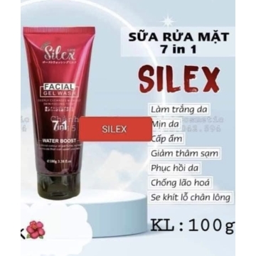 Sữa Rửa Mặt Silex NHẬT Facial Gel Wash 7in1 100g Sữa Rửa Mặt Silex NHẬT Facial Gel Wash 7in1 100g