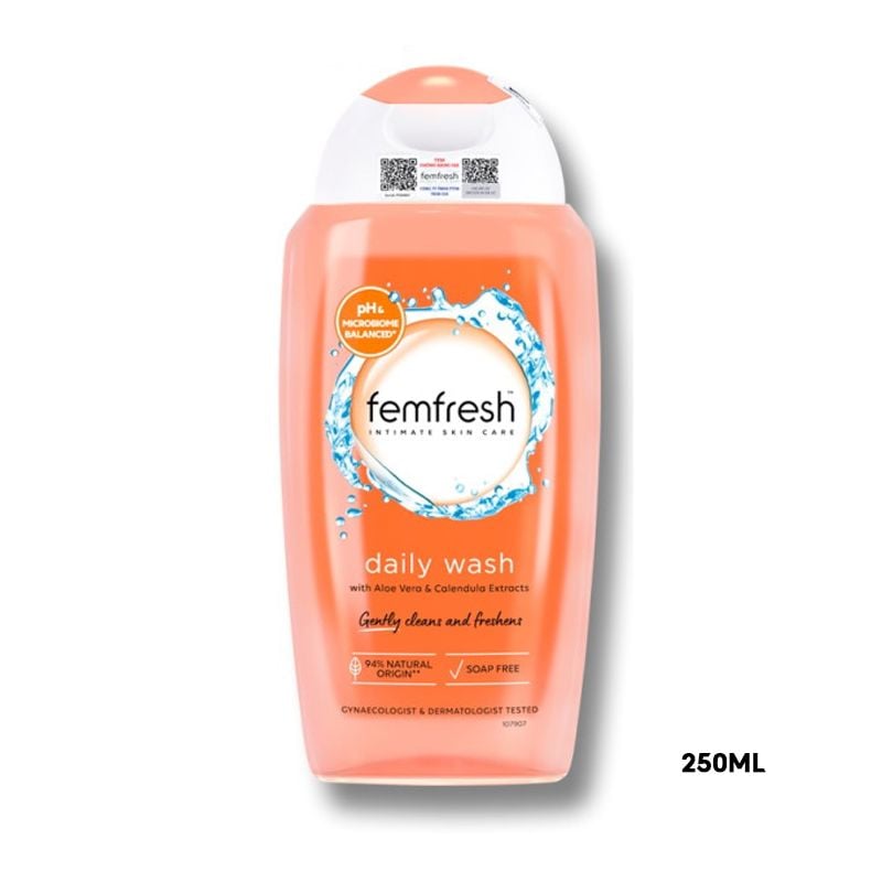 Dung Dịch Vệ Sinh Phụ Nữ hàng ngày Femfresh Intimate Skin Care Daily Wash 250ml của Úc Dung Dịch Vệ Sinh Phụ Nữ hàng ngày Femfresh Intimate Skin Care Daily Wash 250ml của Úc