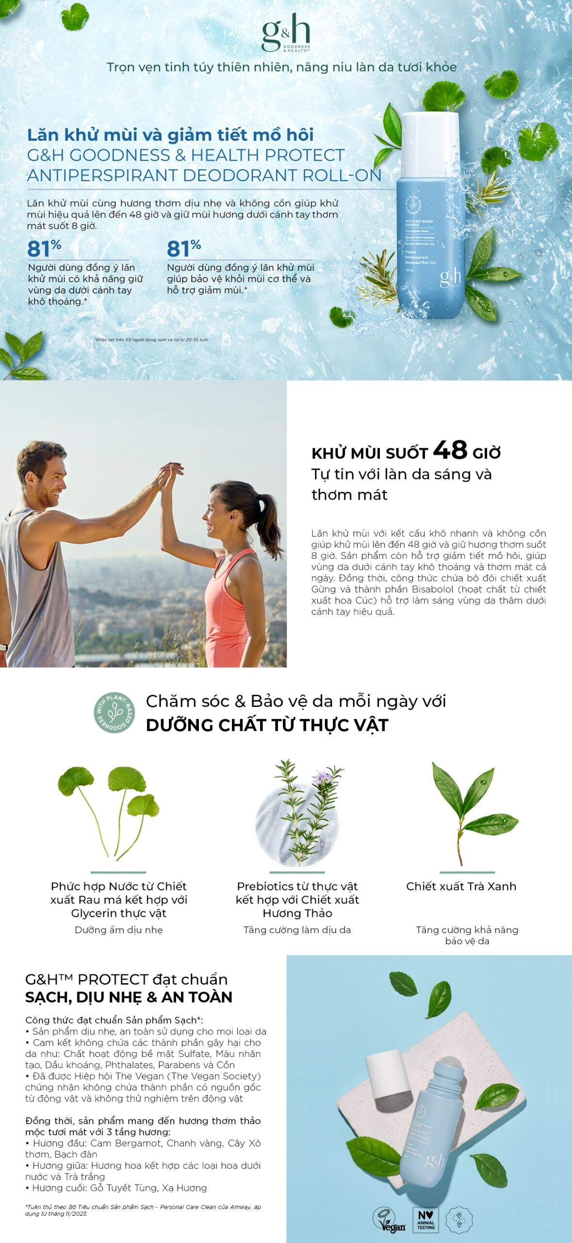 Lăn Khử Mùi Amway G&H Goodness Health Phiên Bản Mới Lăn Khử Mùi Amway G&H Goodness Health Phiên Bản Mới