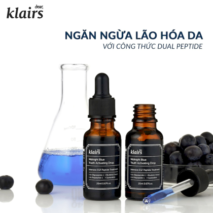 Serum Klairs Tinh Chất Dưỡng Làm Dịu, Phục Hồi Da Klairs Midnight Blue Youth Activating Drop 20ml Serum Klairs Tinh Chất Dưỡng Làm Dịu, Phục Hồi Da Klairs Midnight Blue Youth Activating Drop 20ml