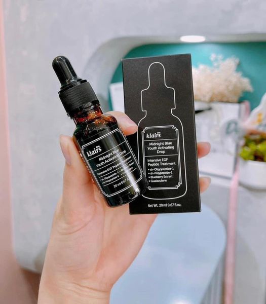 Tinh Chất Phục Hồi Da Và Dưỡng Ẩm Dear Klairs Midnight Blue Youth Activating Drop 20ml Tinh Chất Phục Hồi Da Và Dưỡng Ẩm Dear Klairs Midnight Blue Youth Activating Drop 20ml