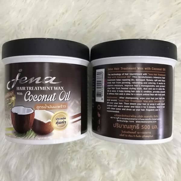 Kem ủ tóc Dầu dừa Thái Lan Jena Hair Treatment Wax with Coconut Oil Kem ủ tóc Dầu dừa Thái Lan Jena Hair Treatment Wax with Coconut Oil