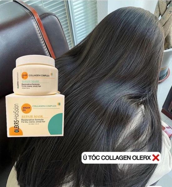 Kem ủ phục hồi tóc Olexrs Hair Salon Collagen Complex Repair Mask 500ml Kem ủ phục hồi tóc Olexrs Hair Salon Collagen Complex Repair Mask 500ml