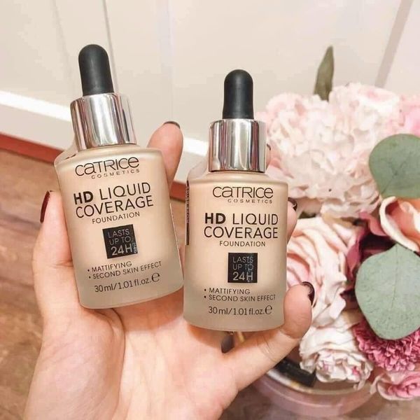 Kem Nền Kiềm Dầu Che Phủ Tự Nhiên Catrice HD Liquid Coverage Foundation Kem Nền Kiềm Dầu Che Phủ Tự Nhiên Catrice HD Liquid Coverage Foundation