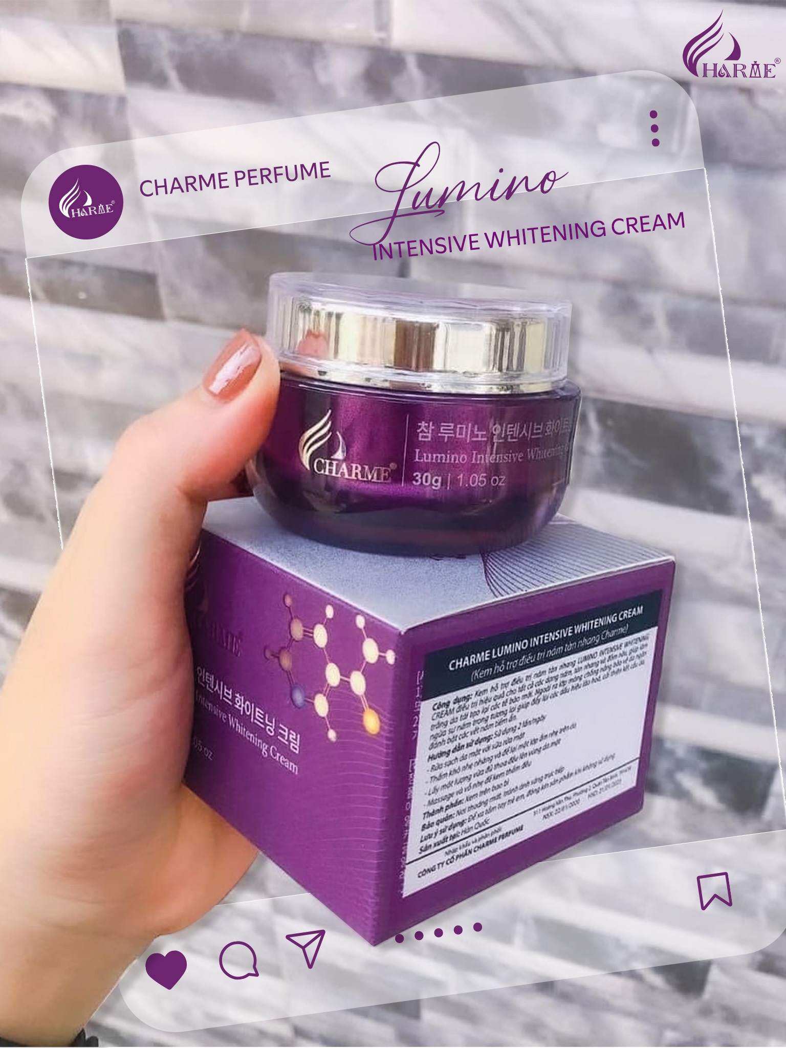 Kem Nám Charme Lumino điều trị chuyên sâu, mang đến làn da khỏe mạnh luôn tươi sáng rạng rỡ