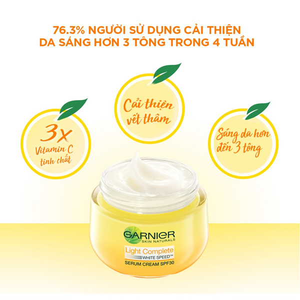 Kem Dưỡng Garnier Tinh Chất Serum Sáng Da Ban Ngày 50ml Kem Dưỡng Garnier Tinh Chất Serum Sáng Da Ban Ngày 50ml