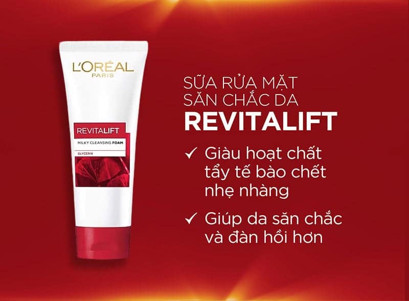Sữa rửa mặt làm sạch và săn chắc da Revitalift Cleansing Foam 100ml Sữa rửa mặt làm sạch và săn chắc da Revitalift Cleansing Foam 100ml