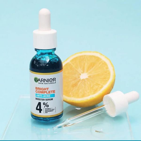 Dưỡng chất giảm mụn sáng da Garnier Skin Naturals Bright Complete Anti-acne Booster Serum 30ml Dưỡng chất giảm mụn sáng da Garnier Skin Naturals Bright Complete Anti-acne Booster Serum 30ml