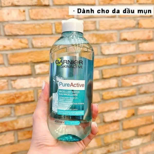 Nước Tẩy Trang Garnier Nắp Xanh Micellar Cleansing Water Salicylic BHA Dành Cho Da Dầu Mụn Nước Tẩy Trang Garnier Nắp Xanh Micellar Cleansing Water Salicylic BHA Dành Cho Da Dầu Mụn