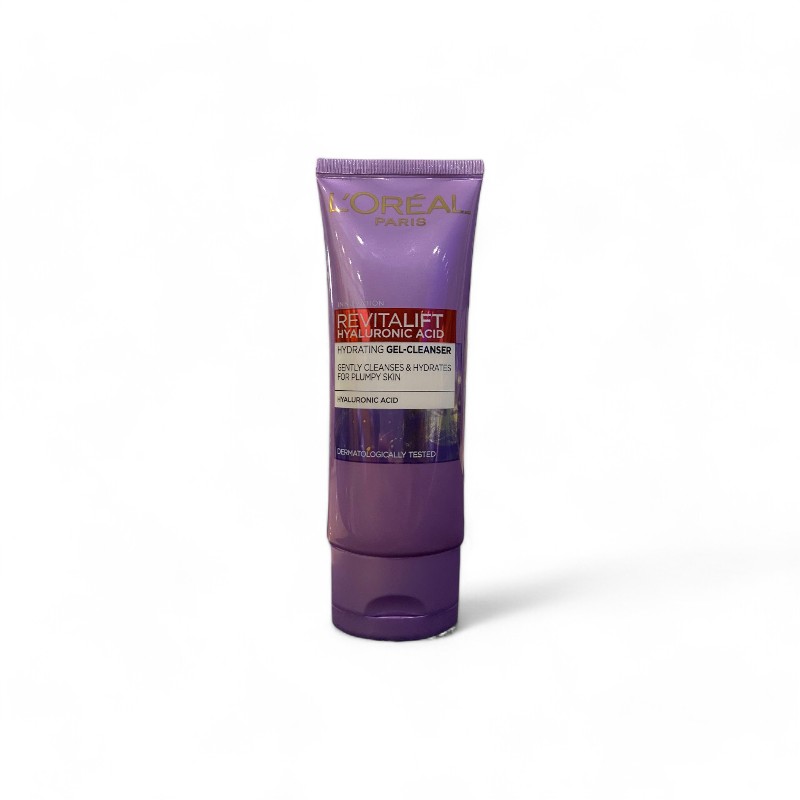 Sữa Rửa Mặt L'oreal Paris Cấp Ẩm Và Căng Mịn Da Revitalift Hyaluronic Acid Hydrating Gel-Cleanser 100ml Sữa Rửa Mặt L