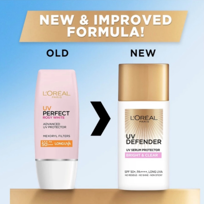 Kem Chống Nắng Nâng Tông Giảm Thâm L'Oréal Paris UV Defender Bright & Clear 50Ml Kem Chống Nắng Nâng Tông Giảm Thâm L