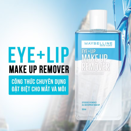 Nước Tẩy Trang Maybelline Eye & Lip Makeup Remover 150ml Nước Tẩy Trang Maybelline Eye & Lip Makeup Remover 150ml