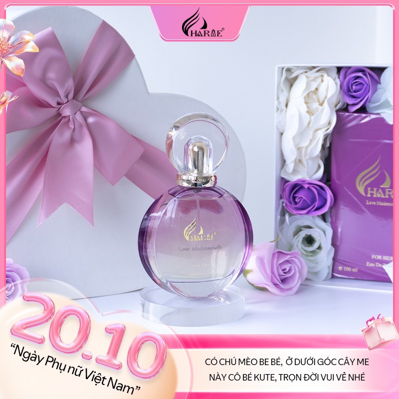 Cùng nước hoa Charme đem những món quà ngọt ngào đến những người phụ nữ yêu thương nhân ngày 20/10