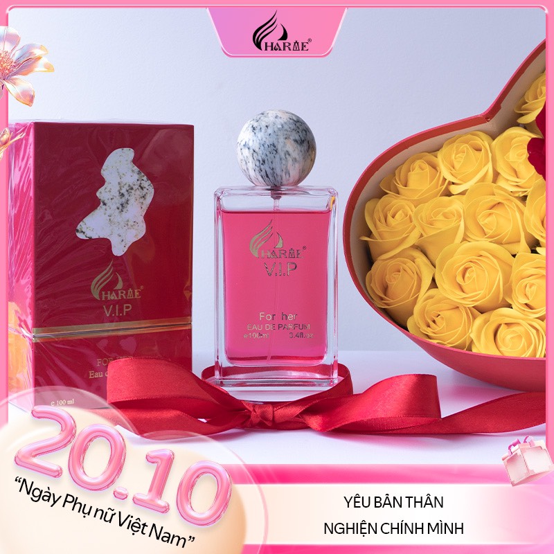 Cùng nước hoa Charme đem những món quà ngọt ngào đến những người phụ nữ yêu thương nhân ngày 20/10 Cùng nước hoa Charme đem những món quà ngọt ngào đến những người phụ nữ yêu thương nhân ngày 20/10