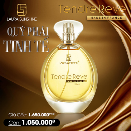 Nước Hoa Nữ Laura Sunshine Tendre Reve 100ml hé lộ về một mùi hương quyến rũ và mềm mại Nước Hoa Nữ Laura Sunshine Tendre Reve 100ml hé lộ về một mùi hương quyến rũ và mềm mại