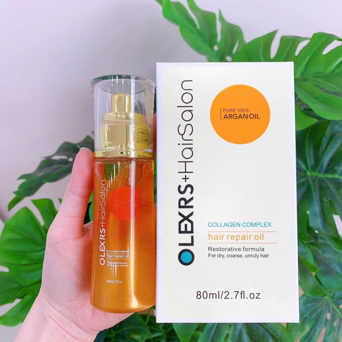 Tinh Dầu Dưỡng Tóc Olexrs +HairSalon Collagen Complex 80ml