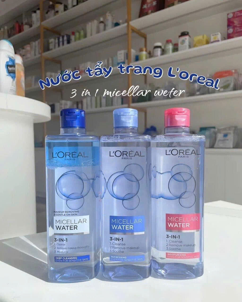 Nước tẩy trang L'oreal