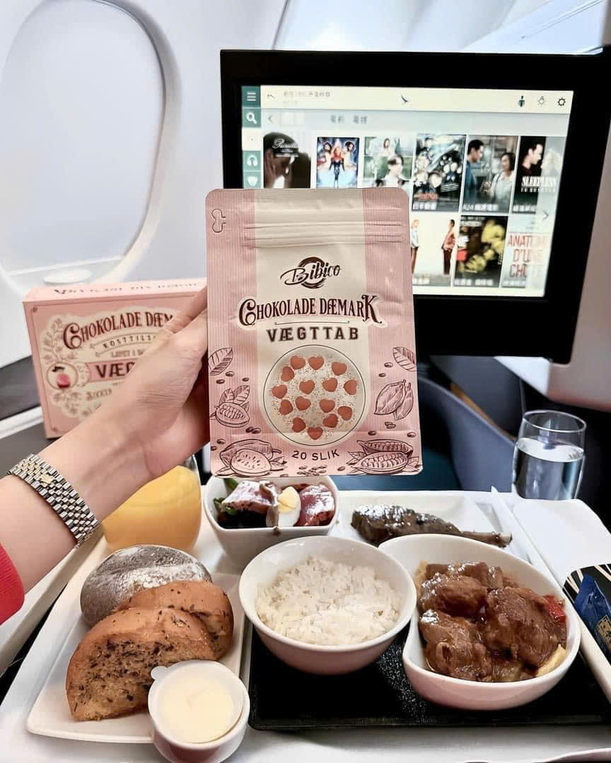 Kẹo Socola Giảm Cân Xin được đề cử Kẹo Socola Giảm Cân Chokolade Vaegttab màu hồng