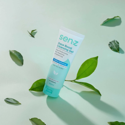 Sữa Rửa Mặt Senz Aqua Boost Cleansing Gel Chiết Xuất Trà Xanh 150ml Sữa Rửa Mặt Cho Da Khô