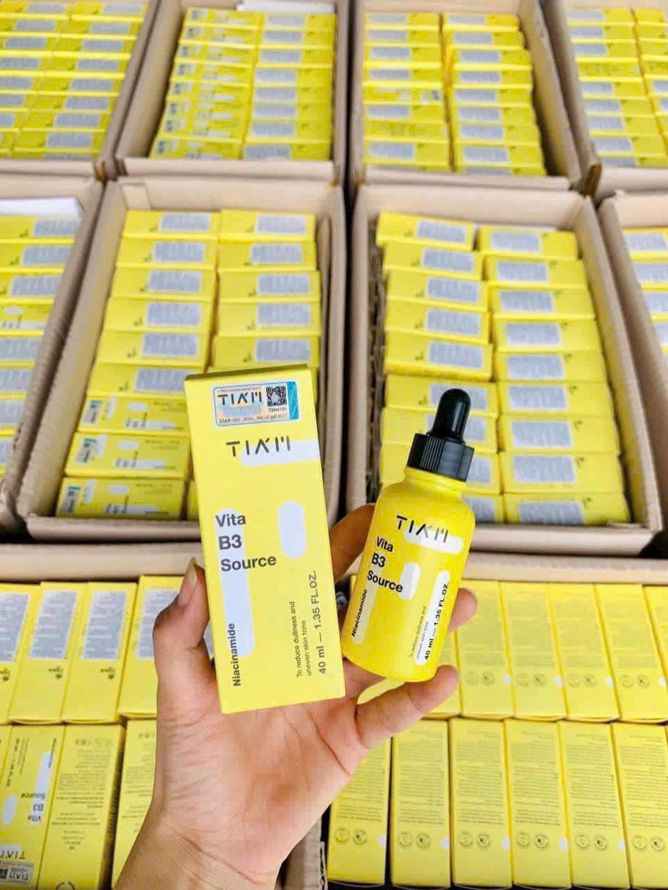 Lại là 1 em serum đang được review đỉnh chóp Serum Tia’m vàng lọ 40ml lận