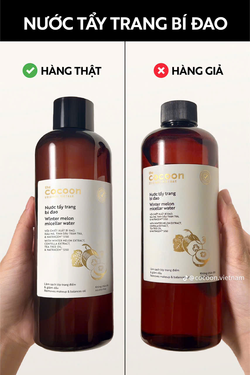 Cảnh Báo Hàng Giả Nước Tẩy Trang Cocoon
