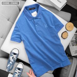 Áo Thun Nam Có Cổ Polo Thêu Chữ R - CS092
