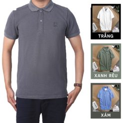 Áo Thun Nam Có Cổ Polo Thêu Chữ R - CS092