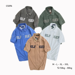 Áo Thun Polo Nam Cổ Bẻ Thêu Đắp Chữ - CS096
