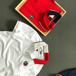 Áo Thun Nam Có Cổ Logo TM Cao Cấp - CS097