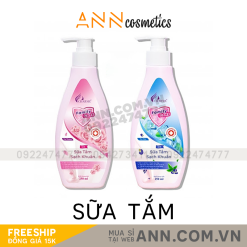 Combo 2 Chai Sữa Tắm Sạch Khuẩn Charme Family Care - 8936194691590