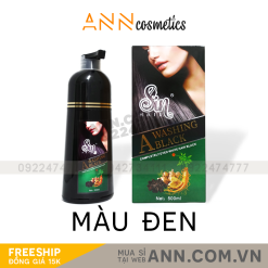 Dầu Gội Phủ Bạc Sin Hair Màu Đen - 8938538233022