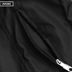 Áo khoác nam 2 lớp mặc được 2 kiểu thêu logo - AK042