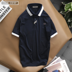 Áo Thun Nam Tay Ngắn Cổ Bẻ Viển Bo - CS107