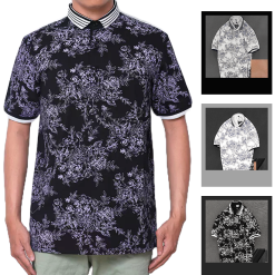 Áo Thun Nam Có Cổ Hoa Văn Sang Chảnh Hey Boy - AB293