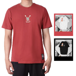 Áo Thun Nam Cổ Tròn Thêu Logo Thun Quảng Châu - AB405