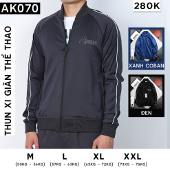 Áo Khoác Nam Bomber Rayman Vải Thun Xi Giản Cao Cấp - AK070