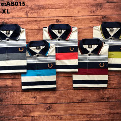 Áo Thun Sọc Polo Nam Cotton Logo Hoàng Gia - AS015